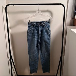 Hollister ultra high rise mom jeans